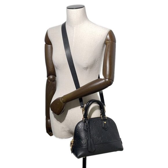 LOUIS VUITTON Neo Alma Size BB Monogram Empreinte Leather Noir M44829 - Picture 5 of 14